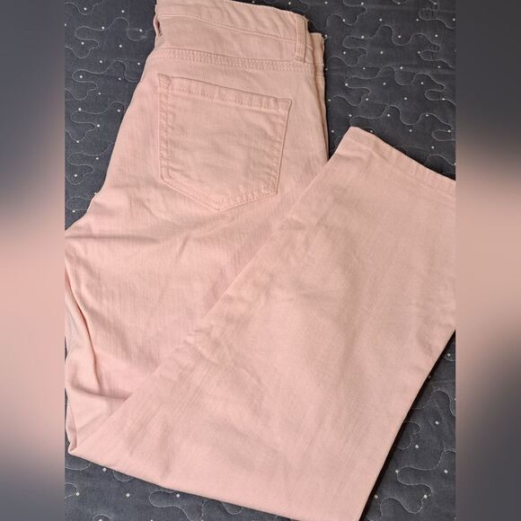 Nine West Chrystie Capri pink jeans size 4 - Picture 1 of 6